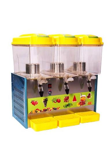 3355 透明缸 预调冷热果汁机 豆浆饮料机 两缸 三缸冷热饮机